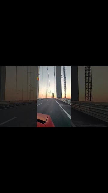 PODUL DE LA BRĂILA - LA APUS