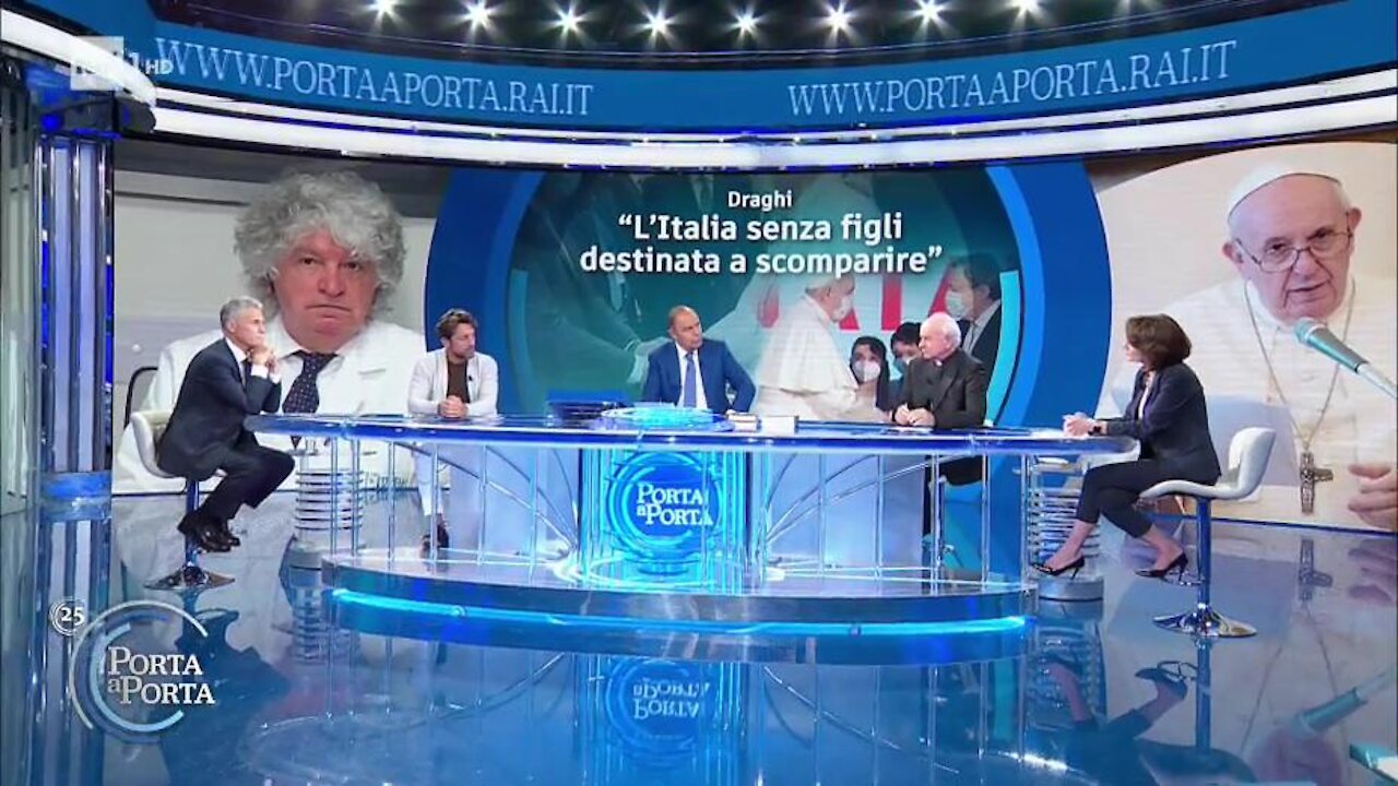 Prof. Umberto Tirelli ospite a "Porta a Porta" su Rai 1