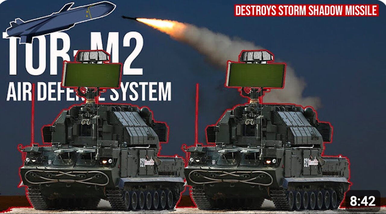 Russian Tor-M2 Air Defense System Destroys Storm Shadow Missile in Kharkiv Oblast.