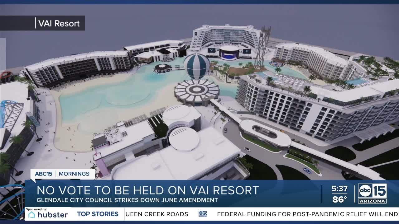 No vote to be held on VAI resort