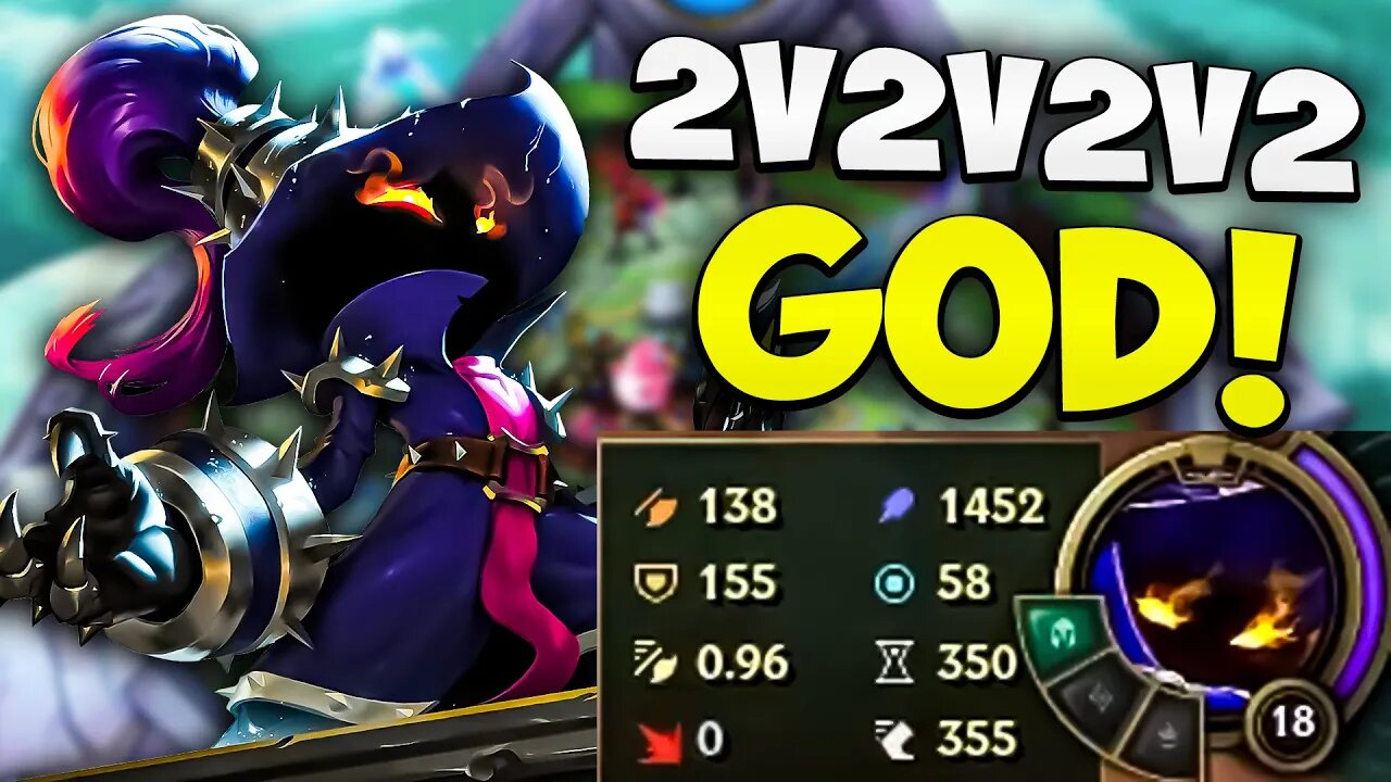 Veigar Can Go FULL URF MODE In 2v2v2v2!! League Of Legends Gameplay