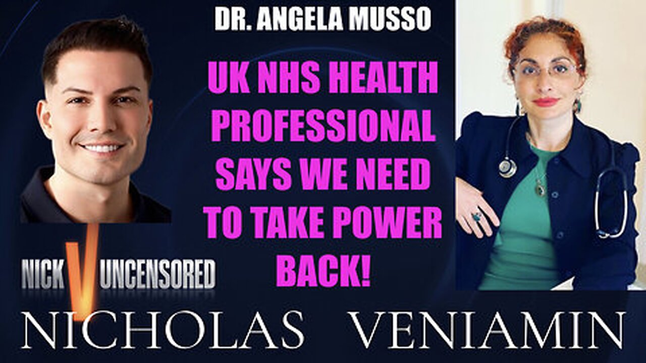 Nicholas Veniamin - Dr. Angela Musso Exposes NHS Ignorance on Health with Nicholas Veniamin