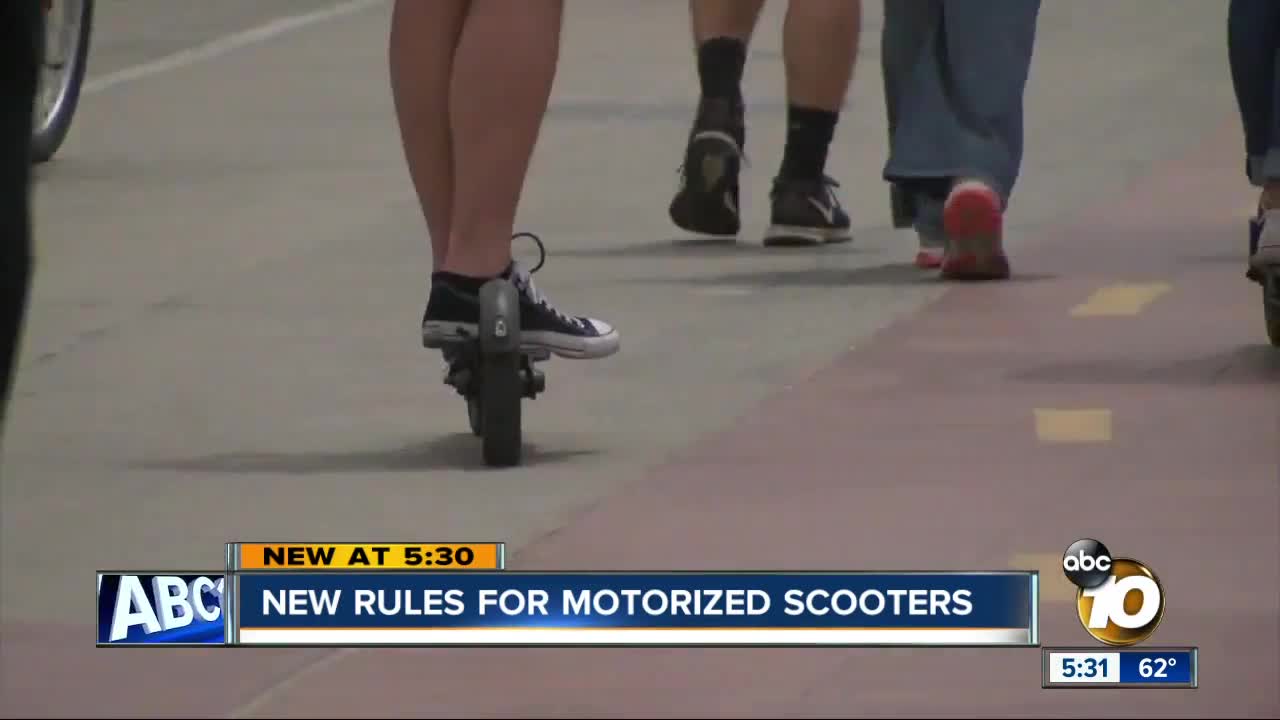 New laws for motorized scooters