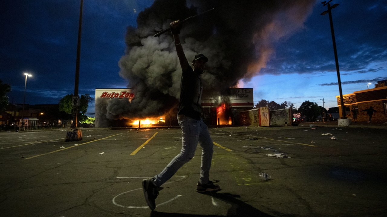 Protests In Minneapolis Over George Floyd's Death Turn Violent