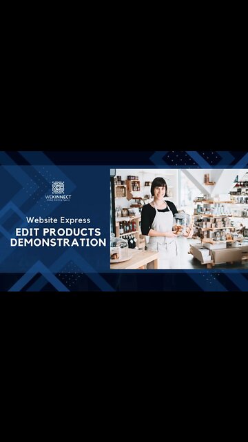 Website Express Edit Products Demonstration