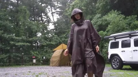 17 A wet tent in a rainstorm! I spent sweet time alone in the downpourcamping in the rainstorm