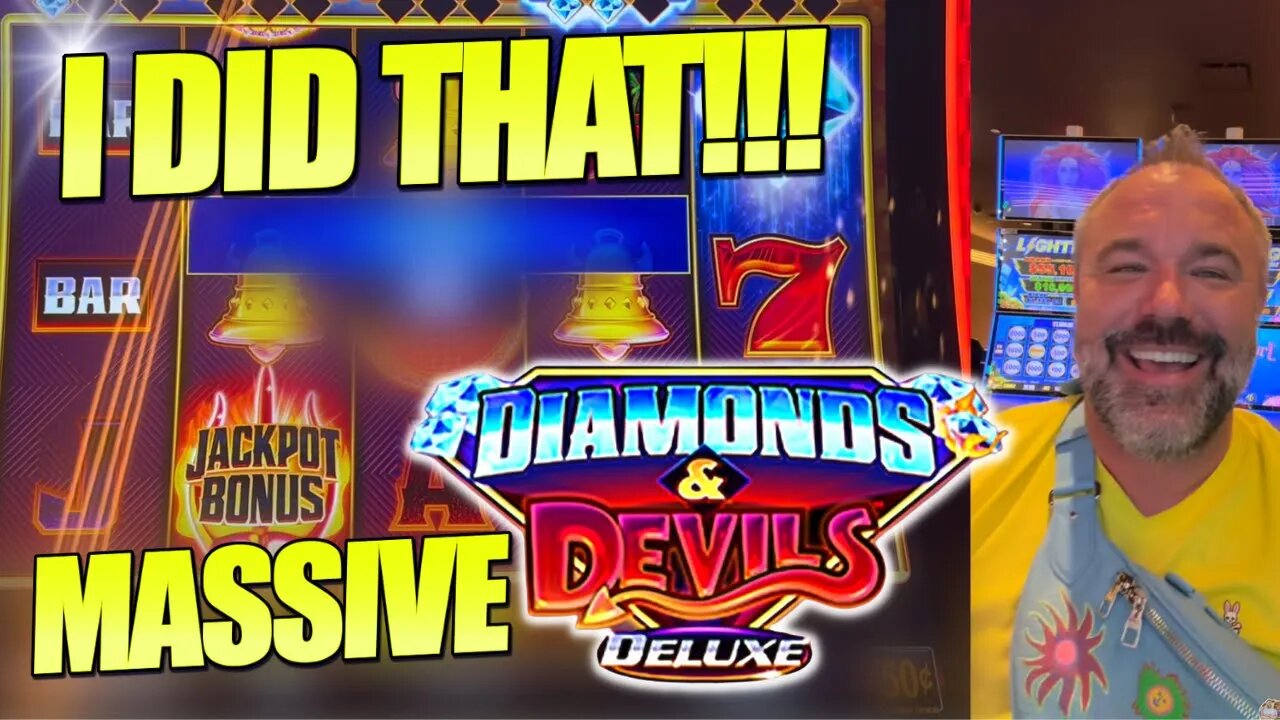 MASSIVE: Most Games EVER Awarded on Diamonds and Devils Deluxe!! 3 Handpay Jackpots