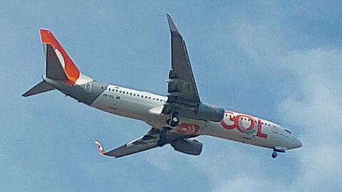 Boeing 737-800 PR-GXL coming from Salvador to Fortaleza