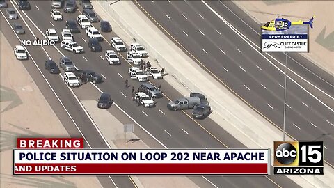 Police situation closes Loop 202 Red Mtn EB near Apache