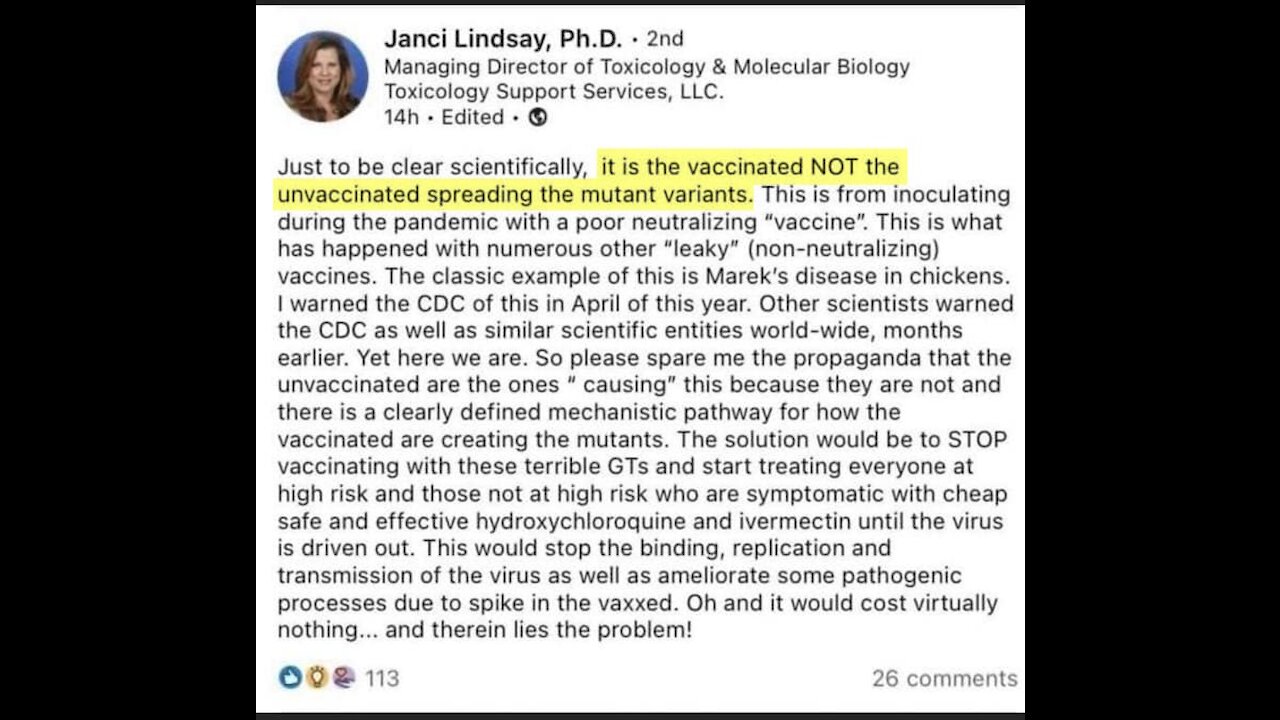 CDC Advisory Committee - Dr Janci Lindsay - Immediately Halt Rollout