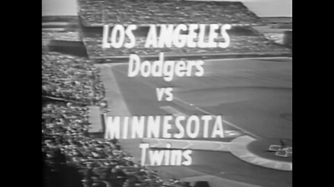 1965-10-13 World Series Game 6 Los Angeles Dodgers vs Minnesota Twins