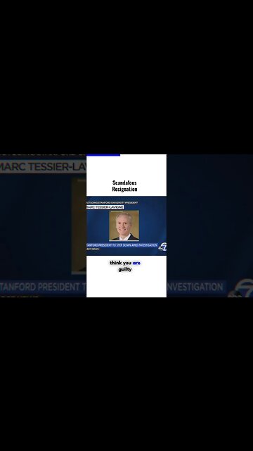 scandalous resignation