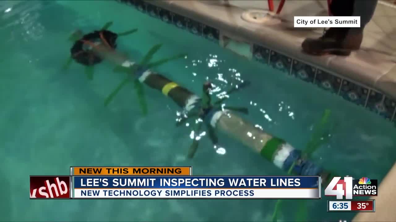 Lee’s Summit uses device to inspect condition of water line without shutting off water flow