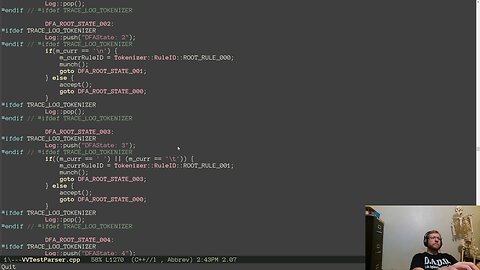 Compiler From Scratch: Phase 1 - Tokenizer Generator 019: Adding gotos for batch processing