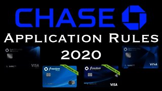 Chase Card Application Rules: 2020 Update