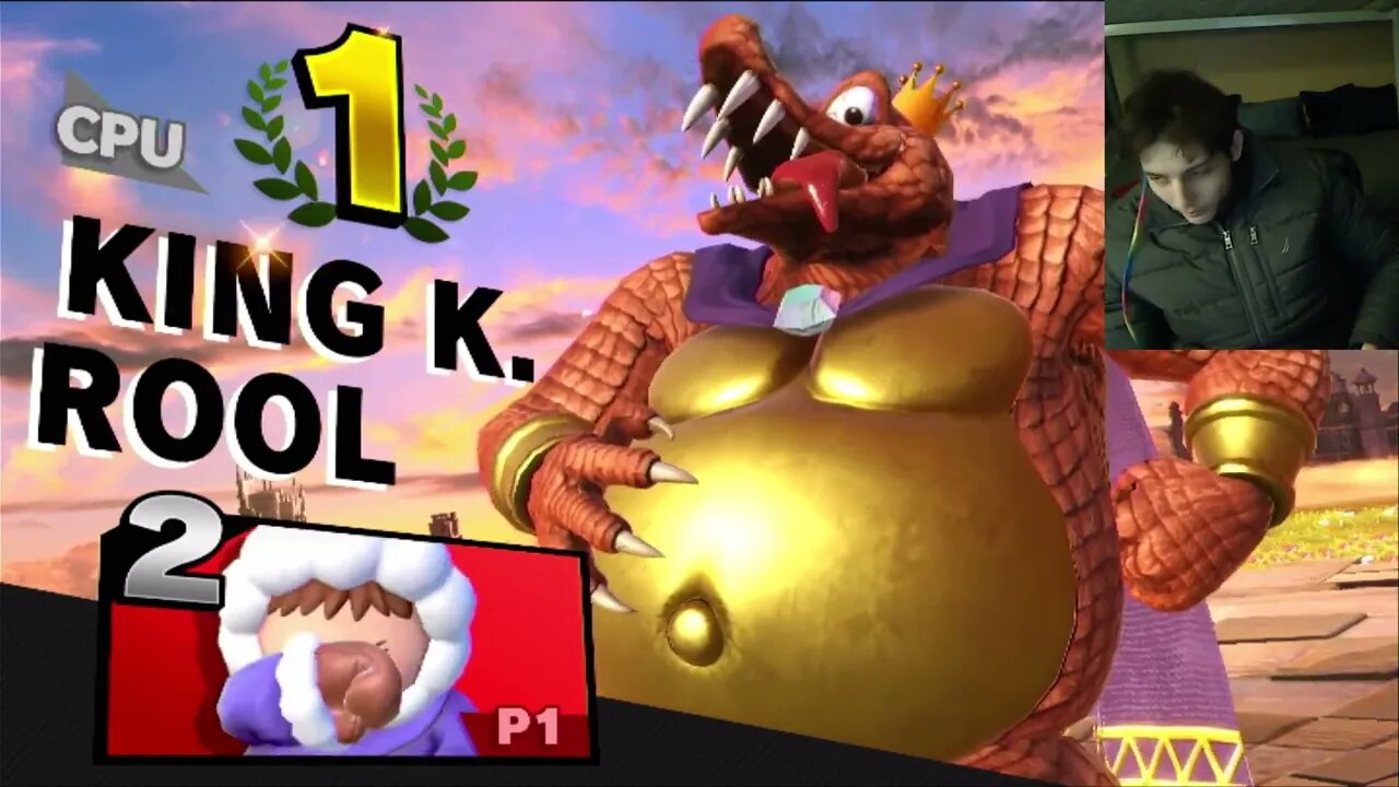 Ice Climbers VS King K Rool On The Hardest Difficulty In A Super Smash Bros Ultimate Match