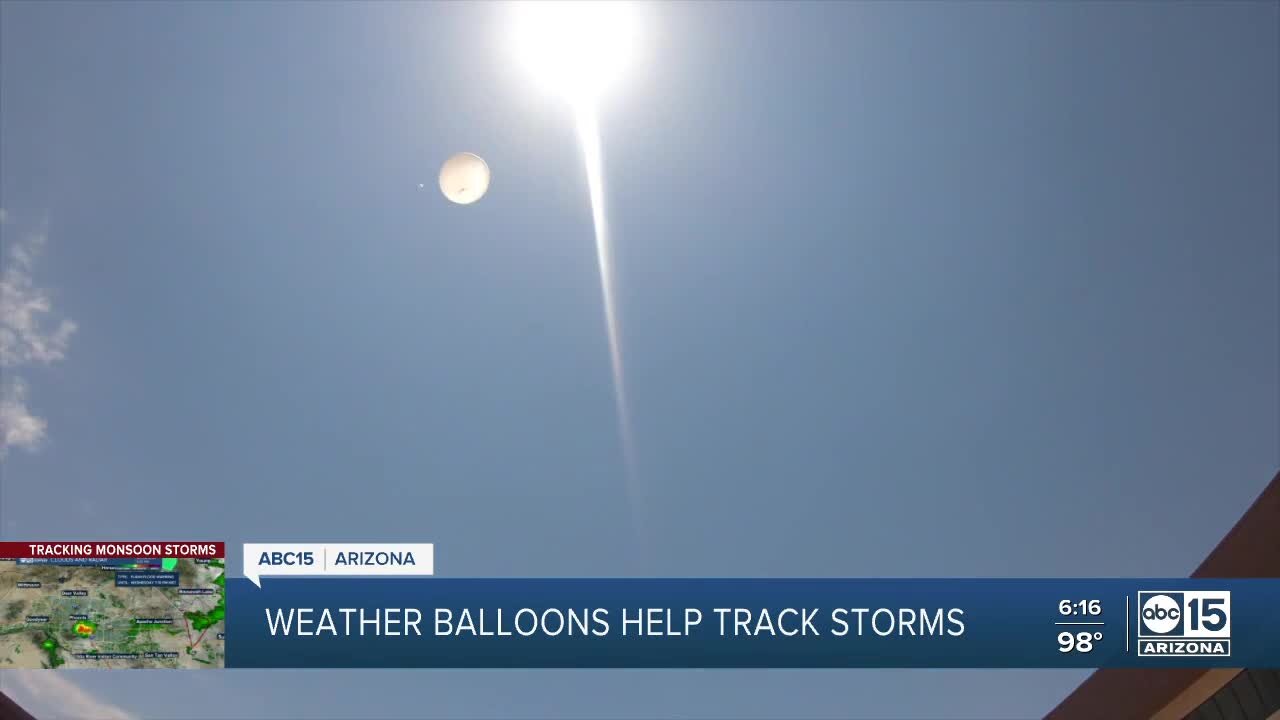 Weather balloons help track storms in the Valley