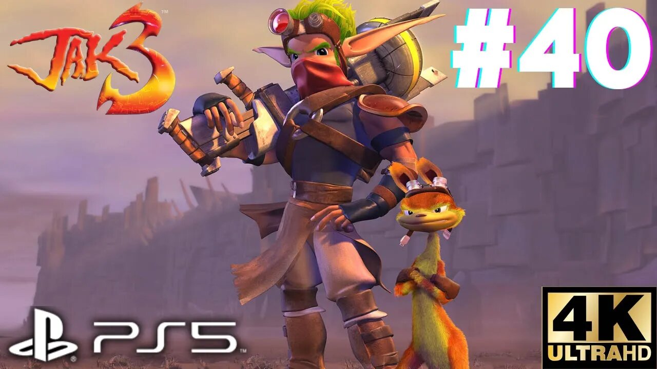 Jak 3 Mission #40: Turn Off Power Switch In The Sewers | PS5, PS4 | 4K (No Commentary Gaming)