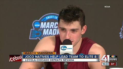 JOCO natives help lead Loyola-Chicago to Elite 8