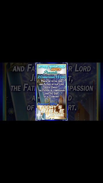 01.12.2023 | STORM MINISTRIES | Daily Bible Verse | 2 Corinthians 1:3 (NIV) | #shorts