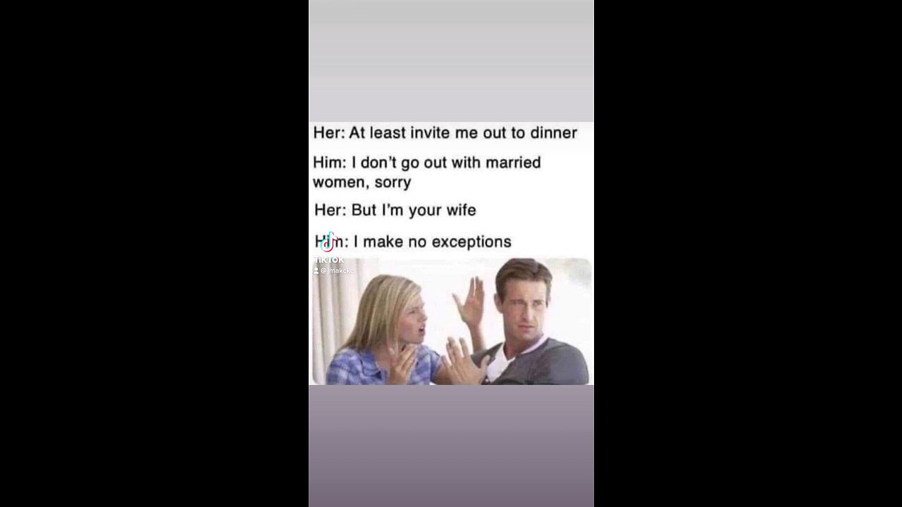 Wife wants dinner funny