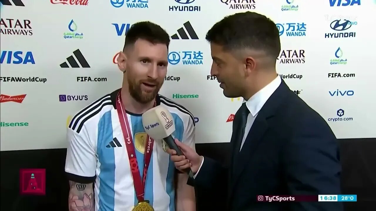 Lionel Messi Unforgettable Legendary speech after winning the World Cup
