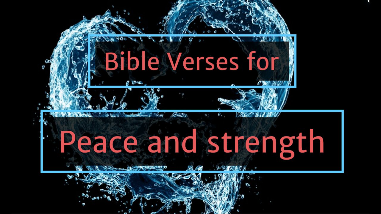 6 Bible verses for peace and Strength part 26 #short//SCRIPTURES FOR PEACE OF MIND AND STRENGTH