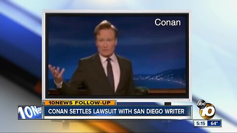 Conan settles lawsuit with San Diego writer