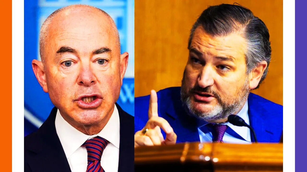 Ted Cruz DESTROYS Mayorkas On The Border Crisis 🟠⚪🟣 The NPC Show