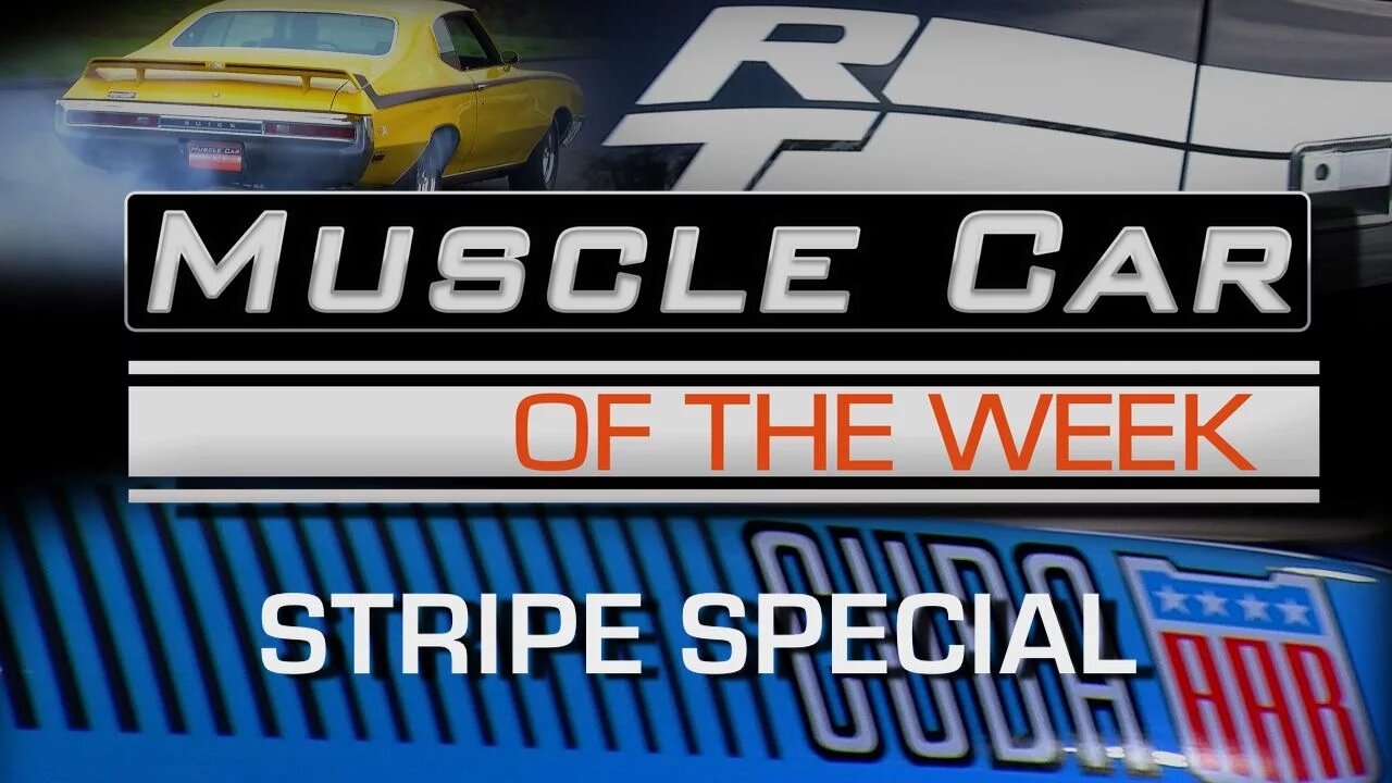 Stripes and Smoke - The Coolest Muscle Car Graphics! Muscle Car Of The Week Video Episode #194