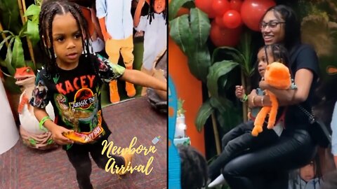 NBA Youngboy & Jania's Son Kacey Celebrates His 3rd B-Day! 🦖