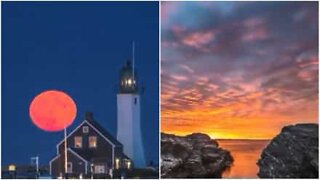 Time-lapse viser de mest utrolige klima begivenheder i USA i 2017