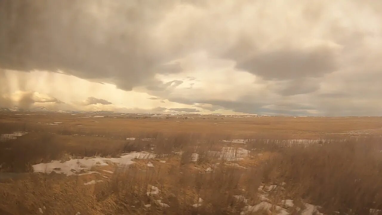 Amtrak Empire Builder descent into the Great Plains