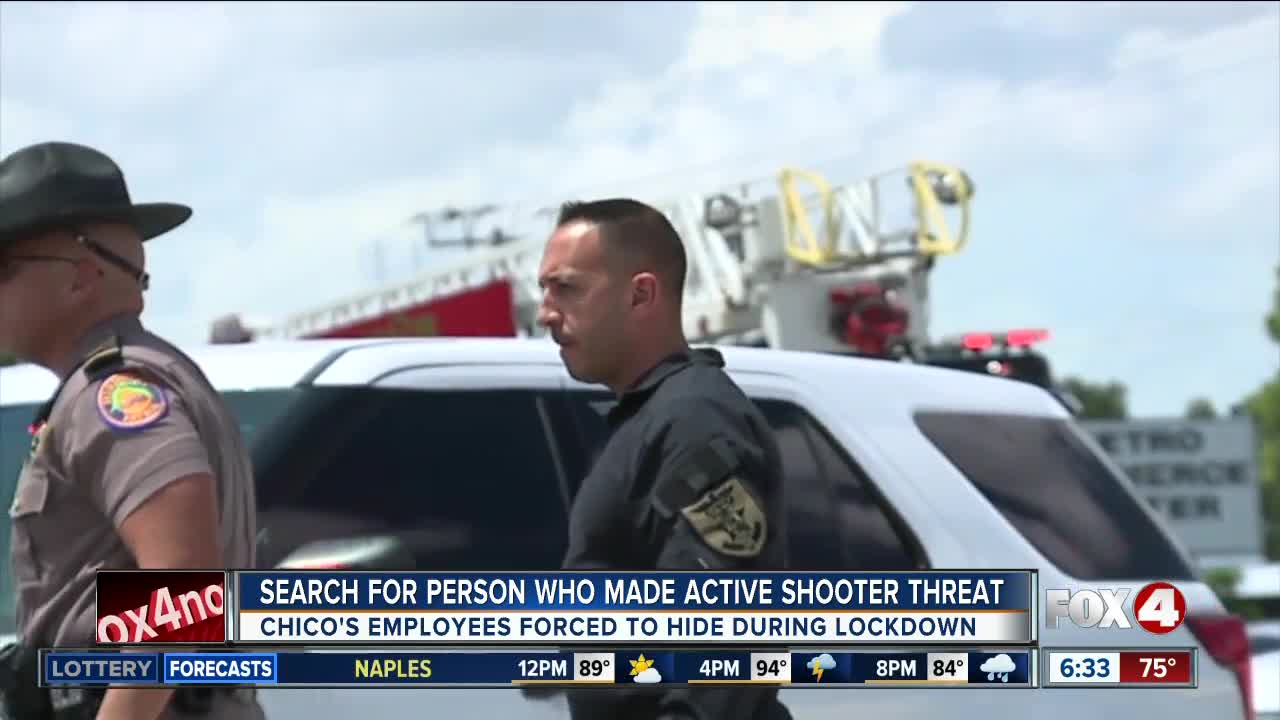 LCSO investigates active shooter threat at Chico's headquarters