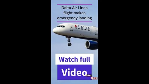 Delta Air Lines Flight Emergency Landing #shorts #deltaairlines #emergencylanding