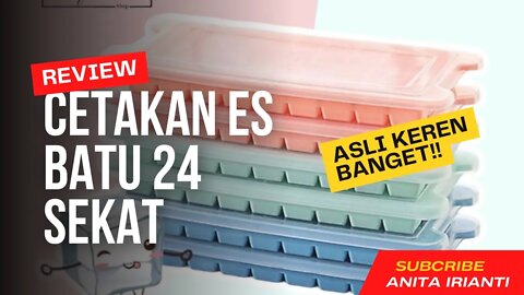 Cetakan Es batu 24 Sekat dan Penutup #short #peralatandapur #funnyvideo