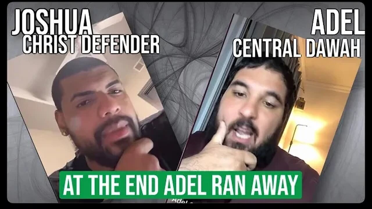 Adel cannot answer and at the end he ran away - Joshua vs Dawah member Adel