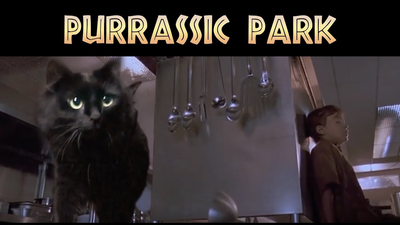 Jurassic Park but with a Cat