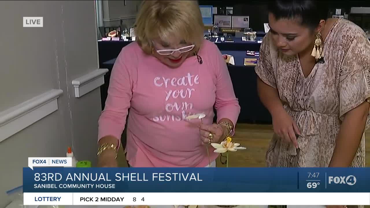 Shell craft activities at 83rd Annual Shell Festival