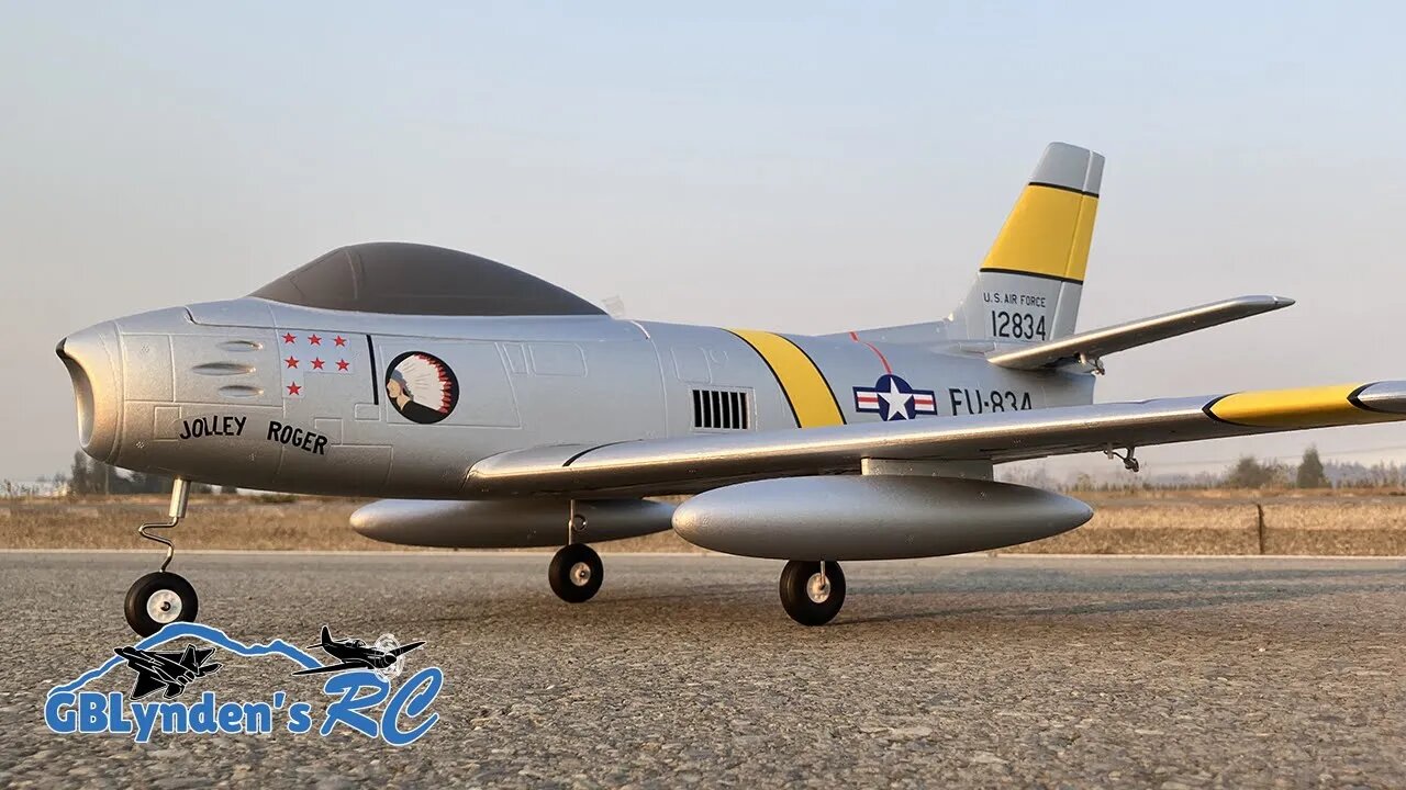 Sunrise Maiden Flight Review | Arrows RC F-86 Sabre 64mm EDF Jet