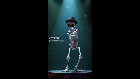 Dancing skeleton