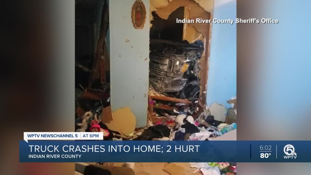 DUI suspect crashes into Vero Beach home, pinning couple under his truck