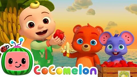 Apples Bananas Song | Cocomelon Animal Time @Cocomelon - Nursery Rhymes