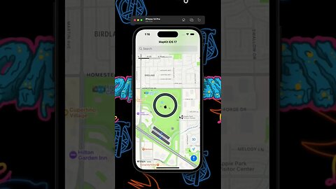 MapKit in iOS 17 - SwiftUI 📍#shorts