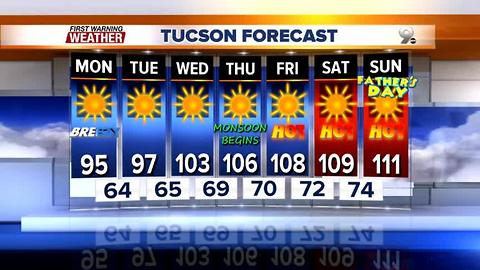 FORECAST: High fire danger and hot temperatures