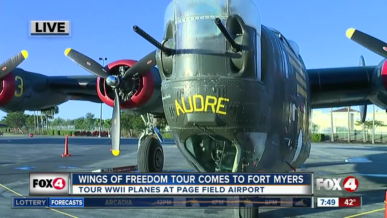 Wings of Freedom tours available in Fort Myers - 7:30am live report