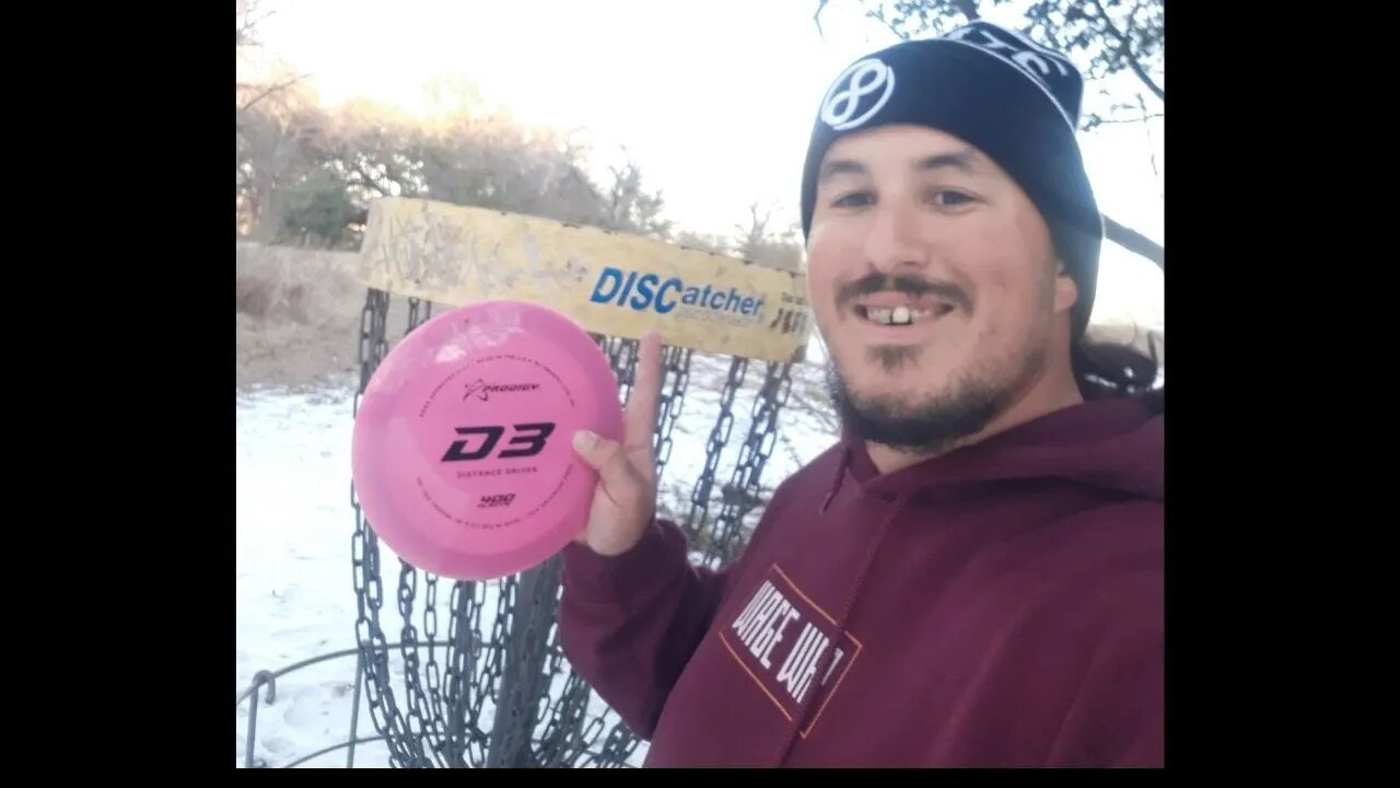 Skip Ace on Hole 6b at Z Boaz disc golf course - Benbrook, Tx