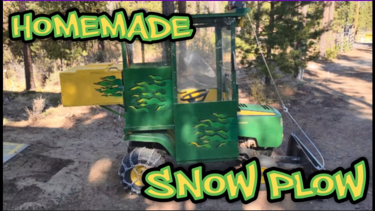 DIY Snow Plow (Off Grid Style)