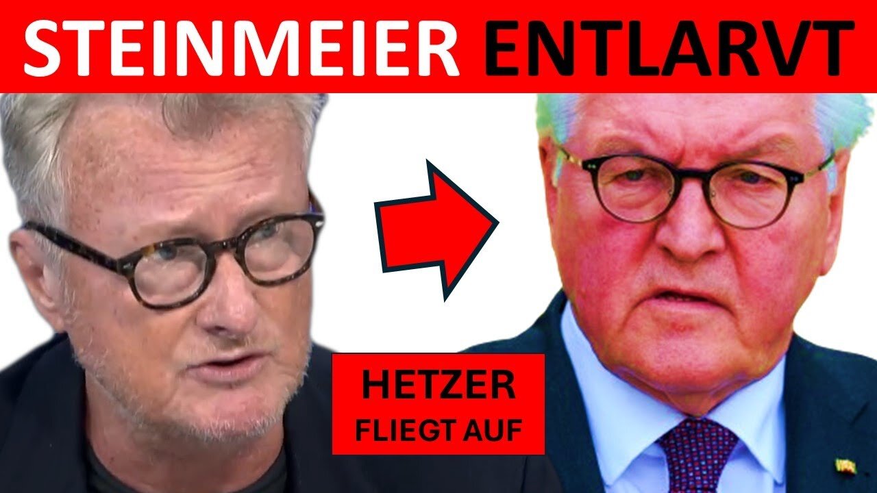 💥HETZER DER NATION🤮💥KOLUMNIST JÖRGES ENLARVT BUNDESPRÄSIDENT STEINMEIER@Politik & Co🙈