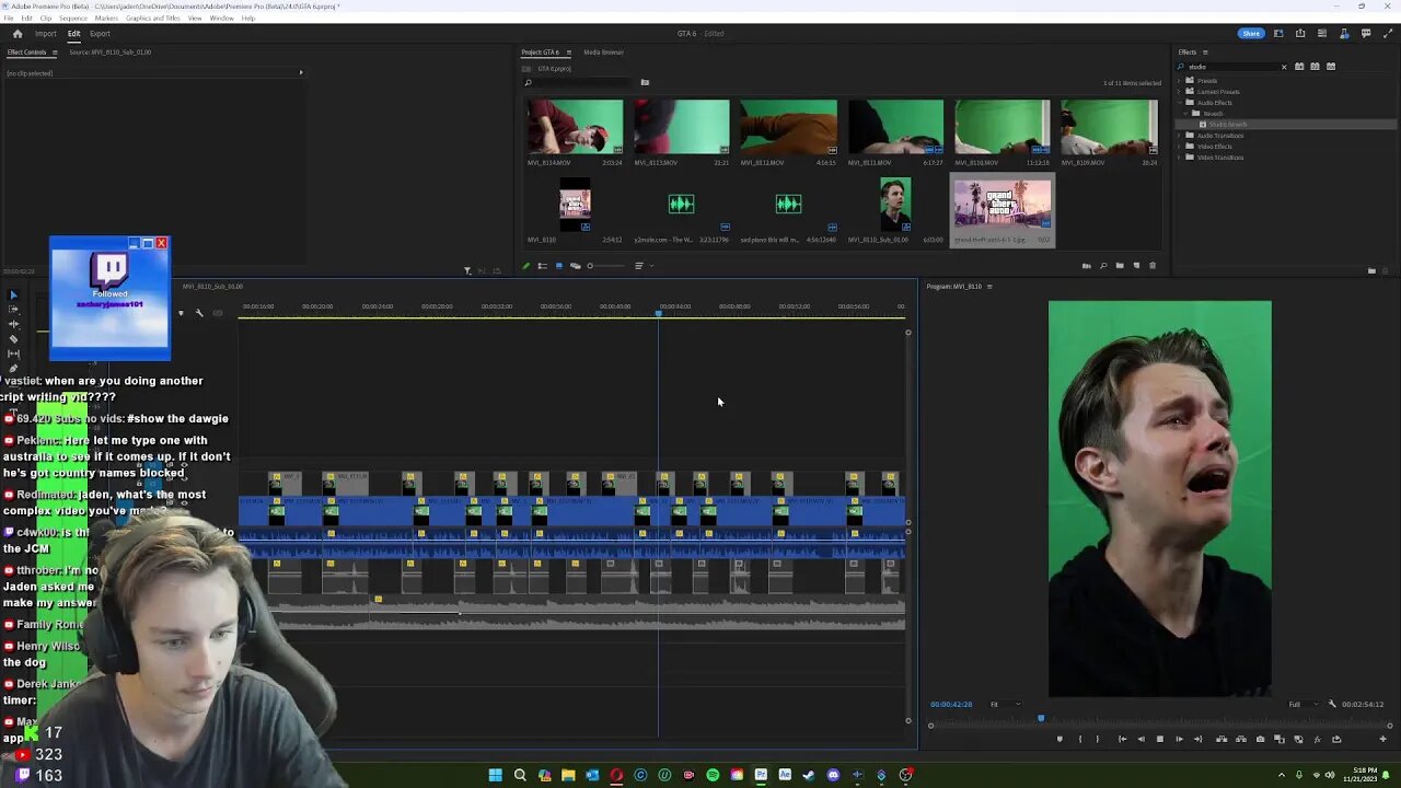 Editing a GTA 6 Skit (LIVE!)